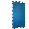Double layer puzzle floor with foam 98*98 cm black-blue