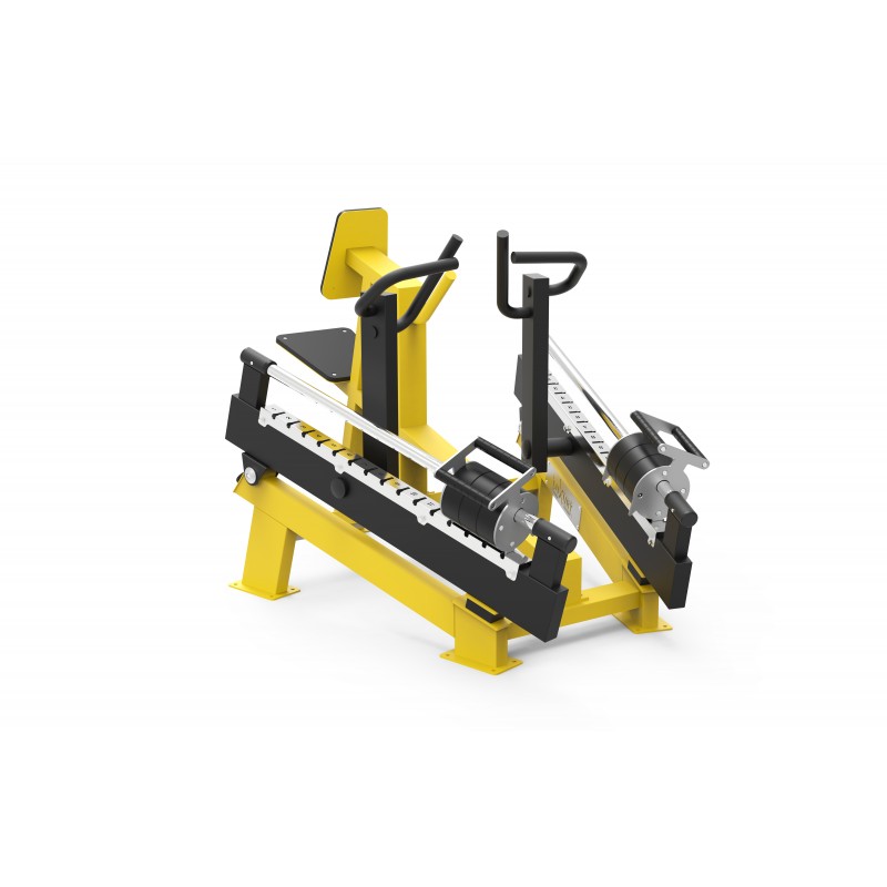 Vertical rowing