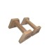 Luxury Wooden Parallettes – Premium Calisthenics Push-Up Bars (Pair)